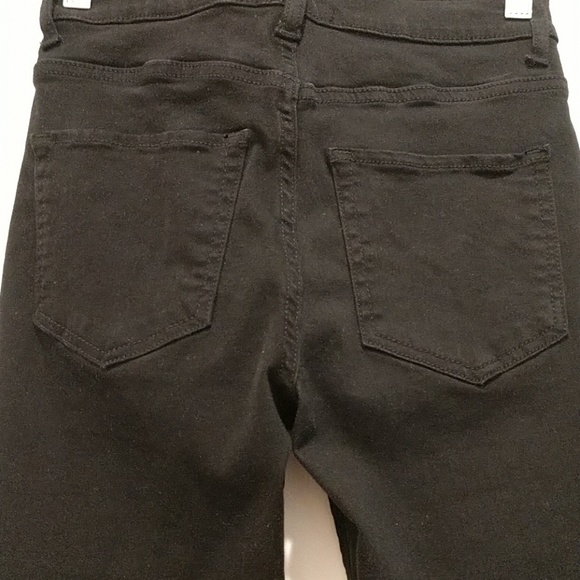 High Rise Black Jeans - Picture 3 of 4